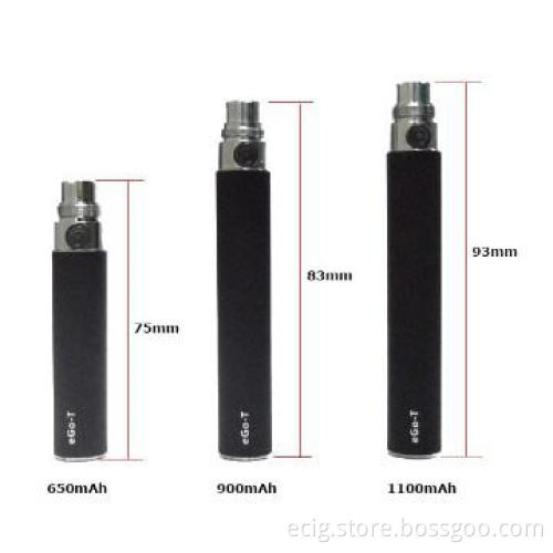 e cigarette ego t battery 650mah,900mah,1100mah